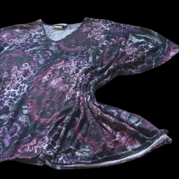 Purple Batwing Blouse - Picture 2 of 7